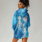 Afro Erzulie Dantor Veve Hoodie Dress Mother Goddess