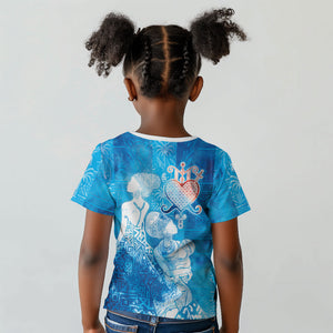 Afro Erzulie Dantor Veve Kid T shirt Mother Goddess
