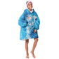 Afro Erzulie Dantor Veve Kid Wearable Blanket Hoodie Mother Goddess
