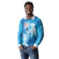 Afro Erzulie Dantor Veve Long Sleeve Polo Shirt Mother Goddess