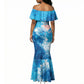Afro Erzulie Dantor Veve Mermaid Dress Mother Goddess