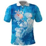 Afro Erzulie Dantor Veve Polo Shirt Mother Goddess
