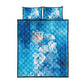 Afro Erzulie Dantor Veve Quilt Bed Set Mother Goddess