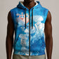 Afro Erzulie Dantor Veve Sleeveless Zip Hoodie Mother Goddess