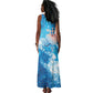 Afro Erzulie Dantor Veve Tank Maxi Dress Mother Goddess