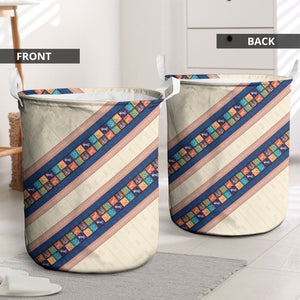 Zimbabwe Heritage Laundry Basket Screen Print Animals Motif