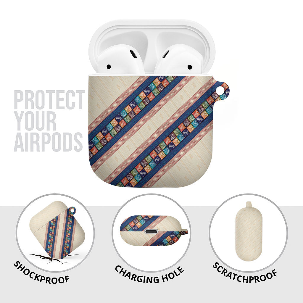 Zimbabwe Heritage AirPods Case Screen Print Animals Motif