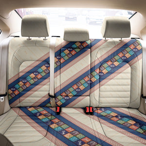Zimbabwe Heritage Back Car Seat Cover Screen Print Animals Motif