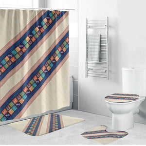 Zimbabwe Heritage Bathroom Set Screen Print Animals Motif