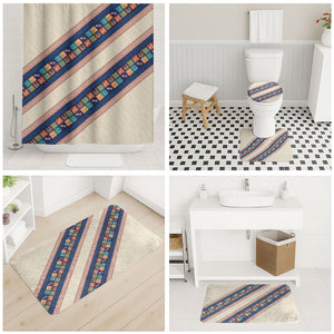Zimbabwe Heritage Bathroom Set Screen Print Animals Motif