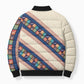 Zimbabwe Heritage Bomber Puffer Jacket Screen Print Animals Motif