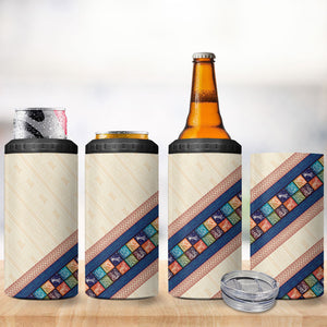 Zimbabwe Heritage 4 in 1 Can Cooler Tumbler Screen Print Animals Motif