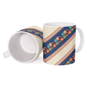 Zimbabwe Heritage Ceramic Mug Screen Print Animals Motif