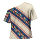 Zimbabwe Heritage Cross Shoulder Shirt Screen Print Animals Motif