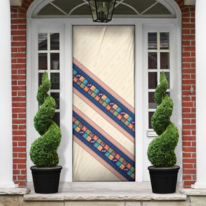 Zimbabwe Heritage Door Cover Screen Print Animals Motif