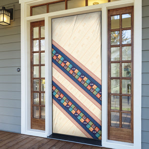Zimbabwe Heritage Door Cover Screen Print Animals Motif