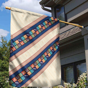 Zimbabwe Heritage Garden Flag Screen Print Animals Motif