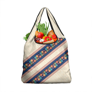 Zimbabwe Heritage Grocery Bag Screen Print Animals Motif