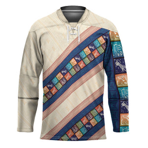 Zimbabwe Heritage Hockey Jersey Screen Print Animals Motif