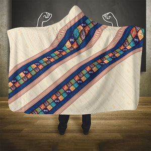 Zimbabwe Heritage Hooded Blanket Screen Print Animals Motif