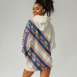 Zimbabwe Heritage Hoodie Dress Screen Print Animals Motif
