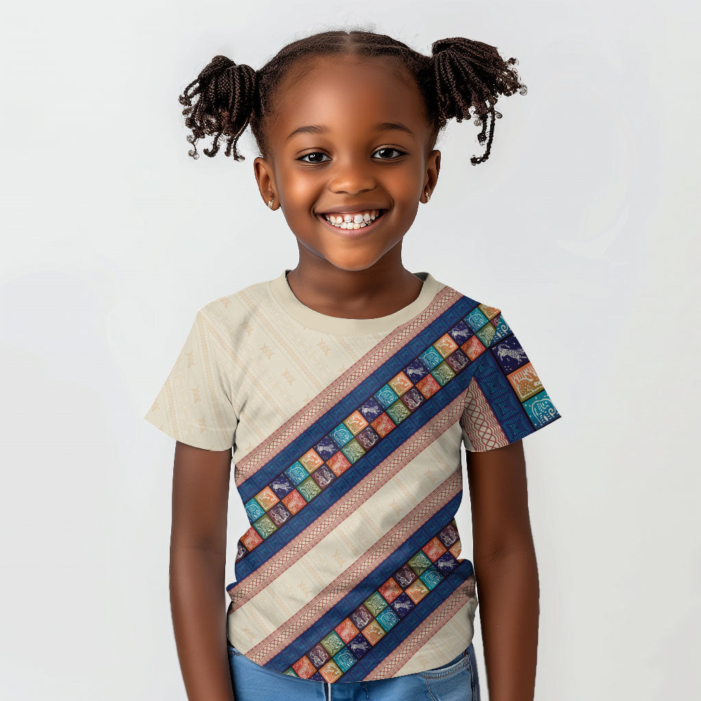 Zimbabwe Heritage Kid T shirt Screen Print Animals Motif