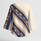 Zimbabwe Heritage Kimono Sleeve Blouse Screen Print Animals Motif
