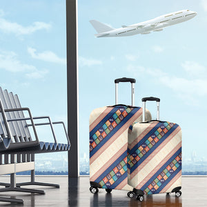 Zimbabwe Heritage Luggage Cover Screen Print Animals Motif