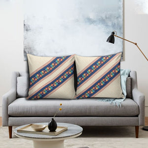 Zimbabwe Heritage Pillow Cover Screen Print Animals Motif