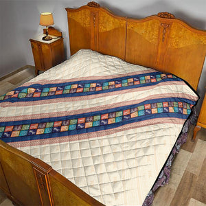 Zimbabwe Heritage Quilt Screen Print Animals Motif