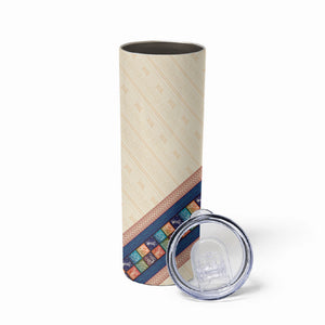 Zimbabwe Heritage Skinny Tumbler Screen Print Animals Motif