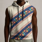 Zimbabwe Heritage Sleeveless Hoodie Screen Print Animals Motif