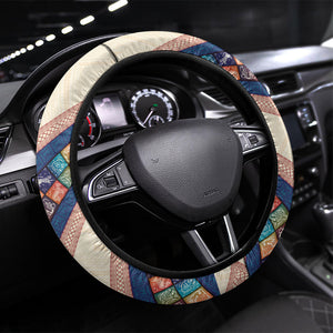 Zimbabwe Heritage Steering Wheel Cover Screen Print Animals Motif