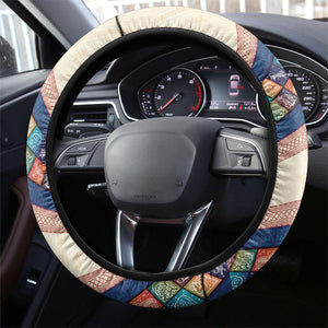 Zimbabwe Heritage Steering Wheel Cover Screen Print Animals Motif