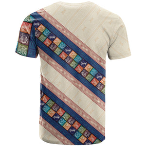 Zimbabwe Heritage T shirt Screen Print Animals Motif