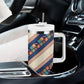 Zimbabwe Heritage Tumbler With Handle Screen Print Animals Motif