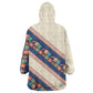 Zimbabwe Heritage Wearable Blanket Hoodie Screen Print Animals Motif