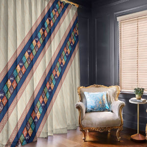 Zimbabwe Heritage Window Curtain Screen Print Animals Motif