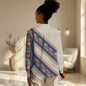 Zimbabwe Heritage Women Casual Shirt Screen Print Animals Motif