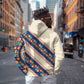 Zimbabwe Heritage Zip Hoodie Screen Print Animals Motif