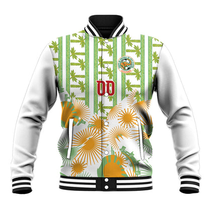 Custom Ivory Coast Heritage Elephants Never Fall Baseball Jacket