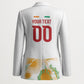Custom Ivory Coast Heritage Elephants Never Fall Blazer