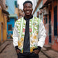 Custom Ivory Coast Heritage Elephants Never Fall Bomber Jacket
