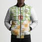 Custom Ivory Coast Heritage Elephants Never Fall Bomber Puffer Jacket