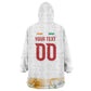 Custom Ivory Coast Heritage Elephants Never Fall Kid Wearable Blanket Hoodie