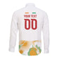 Custom Ivory Coast Heritage Elephants Never Fall Long Sleeve Button Shirt