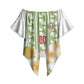 Custom Ivory Coast Heritage Elephants Never Fall Off Shoulder Wrap Waist Top