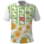 Custom Ivory Coast Heritage Elephants Never Fall Polo Shirt