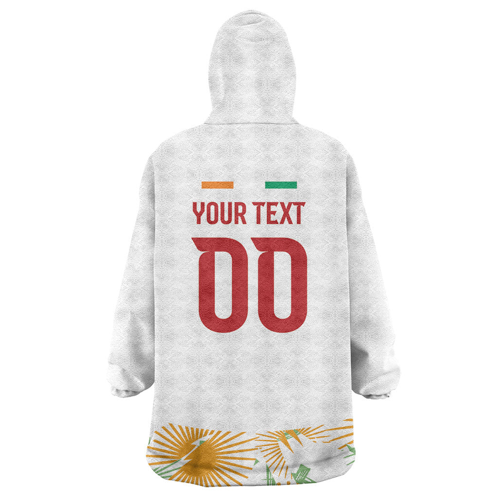Custom Ivory Coast Heritage Elephants Never Fall Wearable Blanket Hoodie