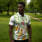 Custom Ivory Coast Heritage Elephants Never Fall Zipper Polo Shirt